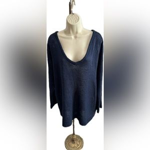 Just Fab Tunic Sweater Blue Women’s Size XXL‎